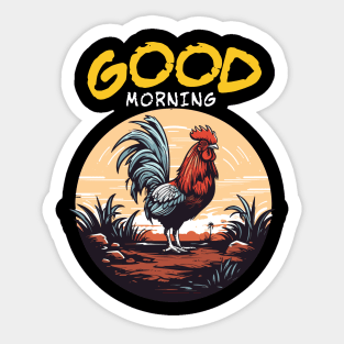 Rooster Sticker